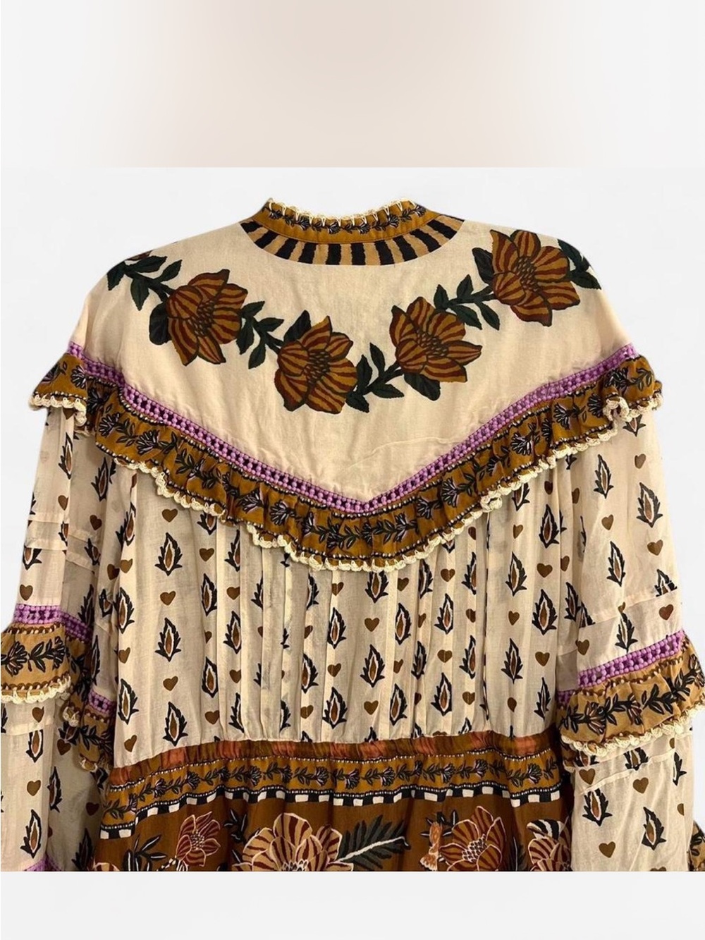 FARM Rio Ainika Floral Ruffle Mini Dress from Anthropologie - Picture 12 of 13